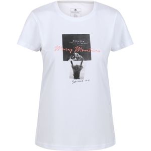 Regatta Dames/dames Fingal VI Berg t-shirt (Wit)