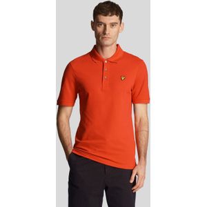 Men's Lyle And Scott Plain Polo Shirt in Red
