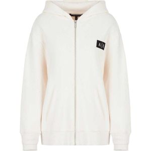 Armani Exchange Dames/Dames Full Zip Hoodie (Wit)