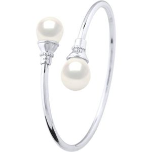 You & Me armband zoetwaterparels 11-12 mm White 925