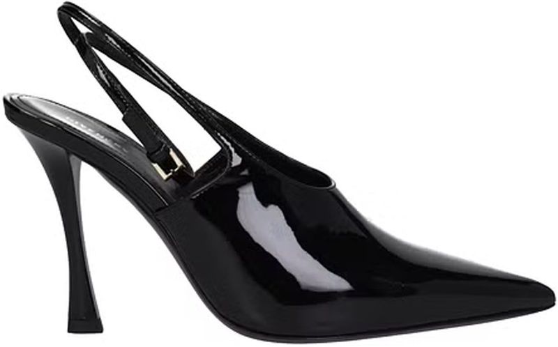 Givenchy - Leren Slingback Pumps - Zwart - Patent Hak - 9,5 cm