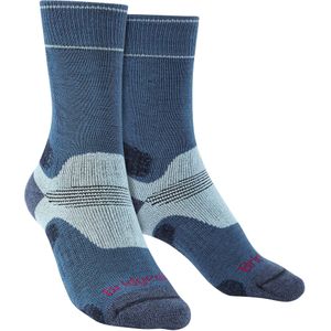 Bridgedale - Dames Wandelsokken Midgewicht Merino - Blauw / Luchtblauw