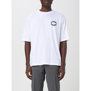 Moschino, Heren, Tops, Wit, Maat: L Katoen,