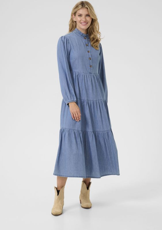 Jerseyjurk - Cream - 100% Katoen - Lange Mouwen