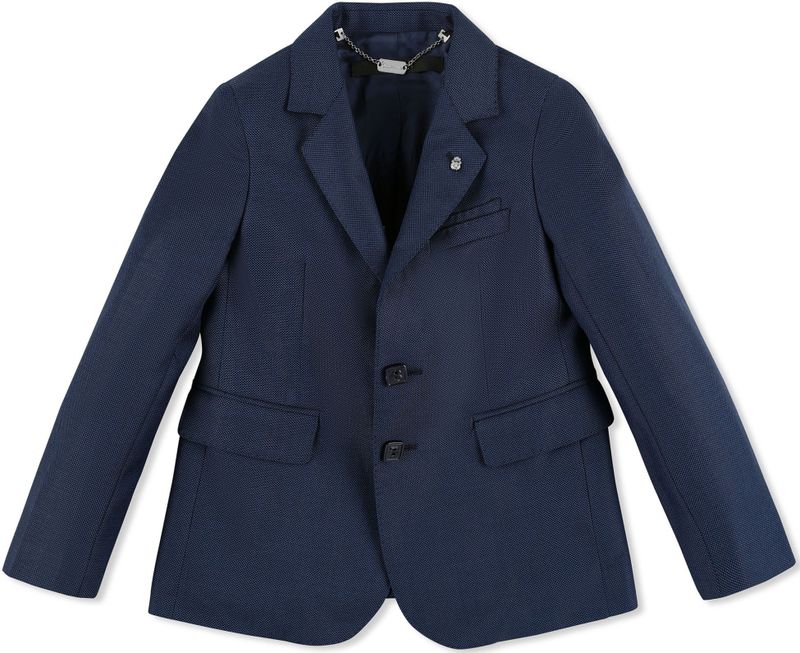 Billionaire - Double B Blazer - Geweven Wollen Jas - Blauw