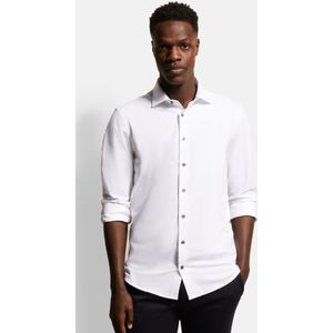 Bugatti Herren Jersey shirt met Kent kraag