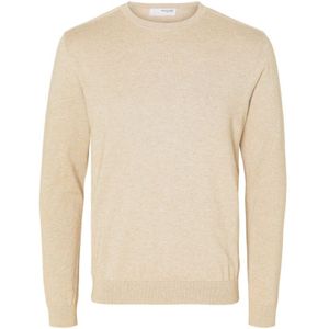 Selected Sweaters Berg Pullover Crew Neck Kelp Beige