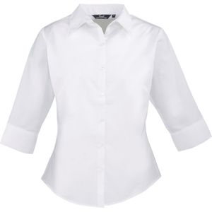 Blouse - Lichtblauw - 65% Polyester 35% Katoen Popeline