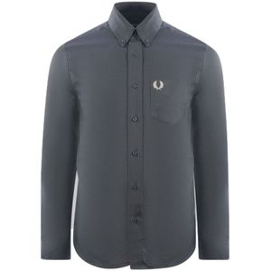 Fred Perry Oxford Black Casual Shirt - Maat S