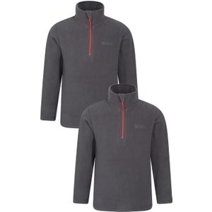 Mountain Warehouse Kinder/Kinder Camber Fleece (Set van 2) (Grijs)