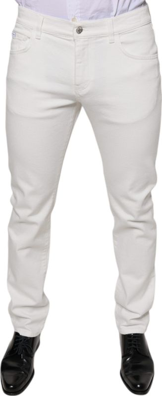 Slimfit Witte Jeans