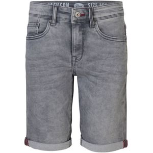 Petrol Industries - Jongens Jackson Denim Short - Grijs - Maat 12J / 152cm