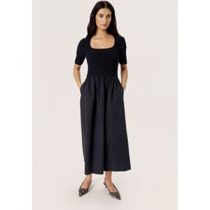 SOAKED IN LUXURY - Jurk 'Phoebe' - Zwart - Blousejurken