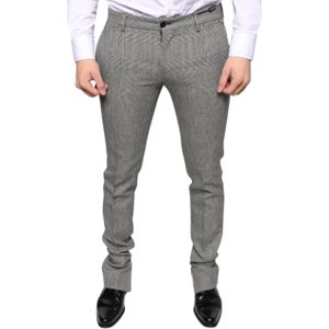 Glen Plaid Slimfit Broek