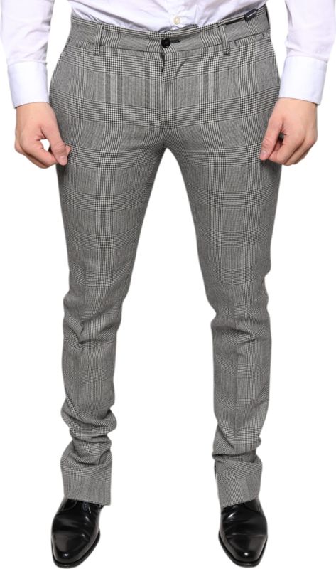 Glen Plaid Slimfit Broek
