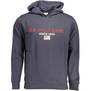 U.s. Polo Assn. - Cotton Sweater - Blauw - Heren - Capuchon