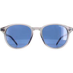 Hugo van Hugo Boss Round Mens Gray Blue Avio HG 1169/S | Sunglasses