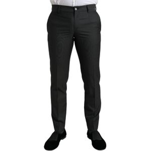 Dolce & Gabbana - Donkergrijze Skinny Pantalon - Heren