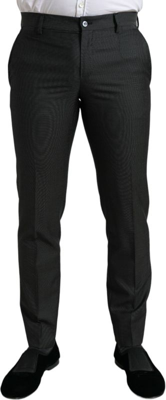 Dolce & Gabbana - Donkergrijze Skinny Pantalon - Heren