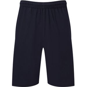 Fruit of the Loom Heren Iconic 195 Jersey Shorts (Deep Navy)