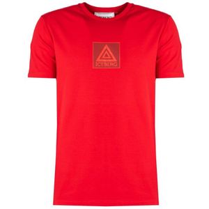 Iceberg T-Shirt C-Neck Mannen rood