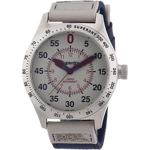 Superdry Herenhorloge Kwarts Wit/Grijs