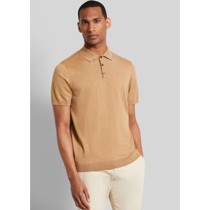 Poloshirt - Cognac - Regular Fit - Korte Mouwen - Polokraag