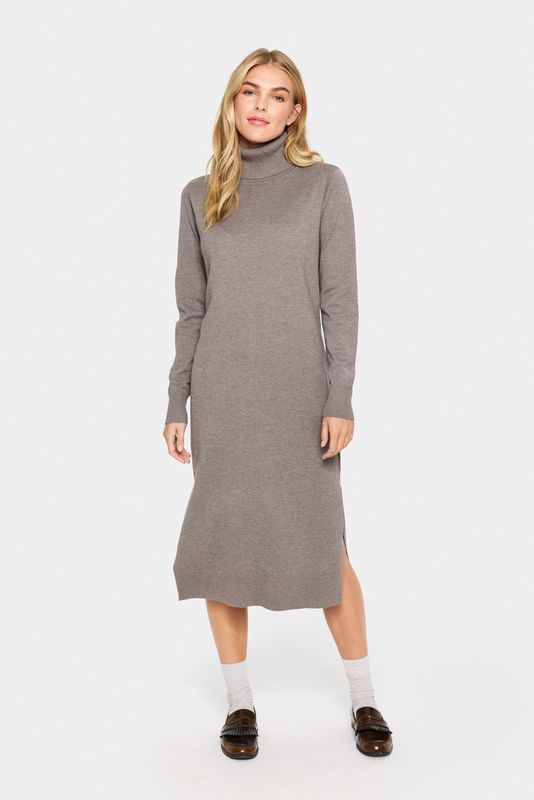 Jurk Casual fit Iron Melange dark grey