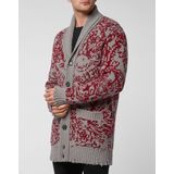 Philipp Plein - Cardigan Long - Grijs - Wol - Heren