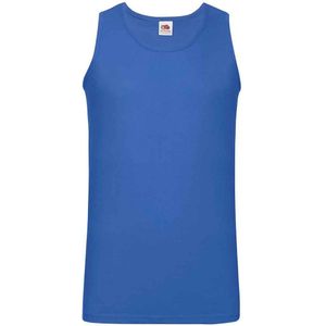 Fruit of the Loom Heren sportvest top (Koningsblauw)