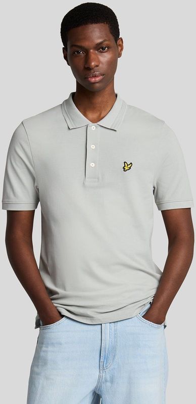 Lyle & Scott - Rally Tipped Poloshirt - Grijs - Katoen