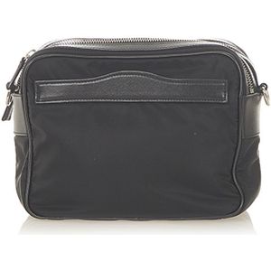 Vintage Prada Tessuto Shoulder Bag Black