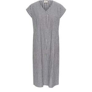 Jurk Casual fit black white