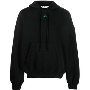 Alien Mush - Boxy-fit Hoodie - Gebroken Wit - Zwart