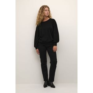 Kaffe, Dames, Truien, Zwart, Maat: M Nylon,