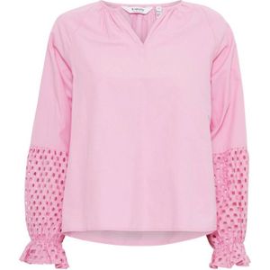 B.Young Top BYHANNO Met Plooien Roze - Maat L