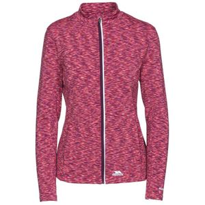 Trespass - Dames Indira Lange Mouwen Full Zip Sporttop (Rood) - Maat 2XS