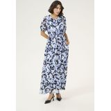 Jerseyjurken - Ronde Hals - Zwart - Elastisch - Normale Pasvorm