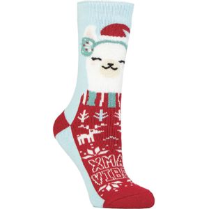 Vrouwen Fluffy Kerstsokken van Heat Holders Lite