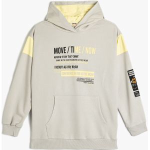 Koton SWEATSHIRTS Capuchon kraag Met drukwerk Sweatshirt