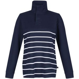 Regatta Dames/Dames Camiola II Stripe Fleece Top (Marine / Wit) - Maat 48