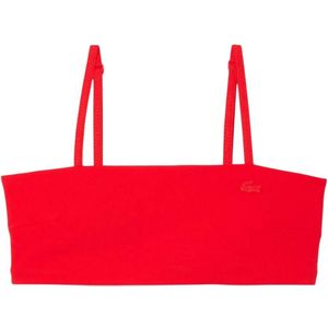 Lacoste Dames/Dames Technisch UV-beschermend Bralette (Rood)