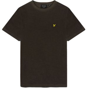 Lyle And Scott - Juniors T-shirt - Olijfkleur - Korte Mouwen