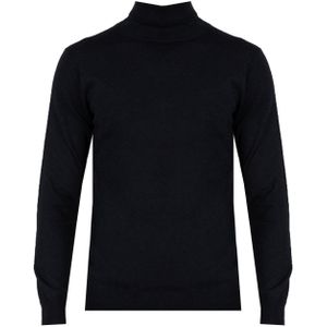 Xagon Man - Turtleneck Sweater - Blauw - Wol - Heren