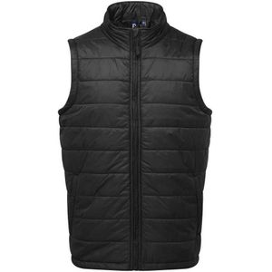 Premier Heren Recyclight Gilet (Zwart) - Maat S