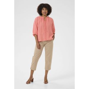 Blouse met korte mouwen Regular fit rose