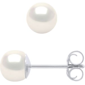 Oorbellen Pearl Zoetwater 5-6mm White 925