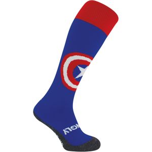 Captain America Lange Sportsokken | Hingly | Unisex Novelty Sokken voor Hockey, Rugby & Voetbal