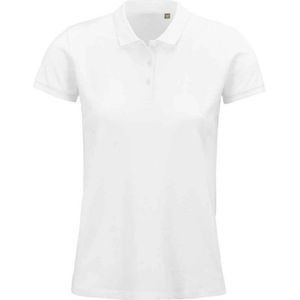 SOLS Dames/dames Planet Organic Polo Shirt (Wit)