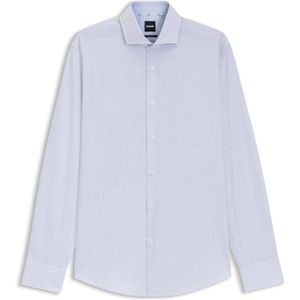 Heren Boss H-Joe-Spread-C1-222 Regular Fit Overhemd in Wit